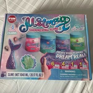 FunKidz Mermaid Shimmering Slime Kit – New & Unopened